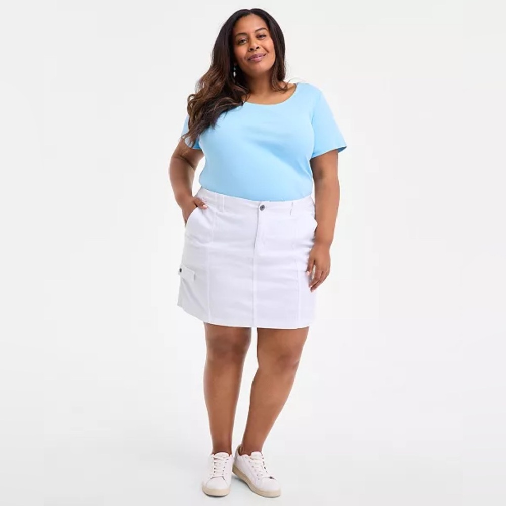 Women's Zig-Zag Cargo Pocket Skirt